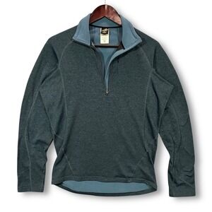 Patagonia Capilene Performance Baselayer Polartec Quarter Zip Teal Men's S